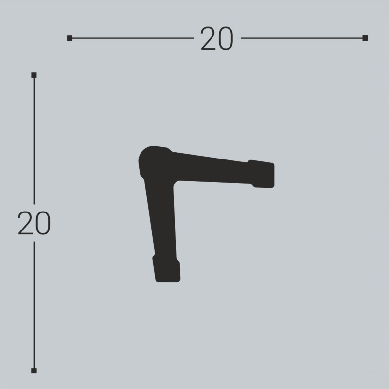 Уголок У1 20х20