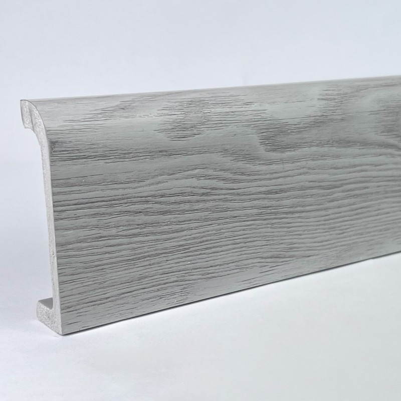 Плинтус напольный ПЛ 16 80-19 Выбеленный дуб