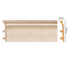 D233-18D ШК/8 Плинтус напольн.DECOMASTER(120*23*2400 мм) в Новосибирске