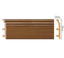 D233-85 ШК/8 Плинтус напольн.DECOMASTER(120*23*2400 мм) в Новосибирске