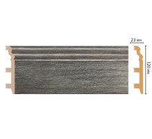 D233-87 ШК/8 Плинтус напольн.DECOMASTER(120*23*2400 мм) в Новосибирске