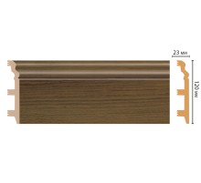 D233-88 ШК/8 Плинтус напольн.DECOMASTER(120*23*2400 мм) в Новосибирске