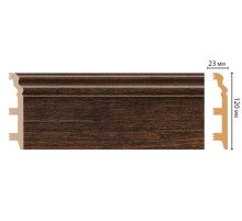 D233-966 ШК/8 Плинтус напольн.DECOMASTER(120*23*2400 мм) в Новосибирске