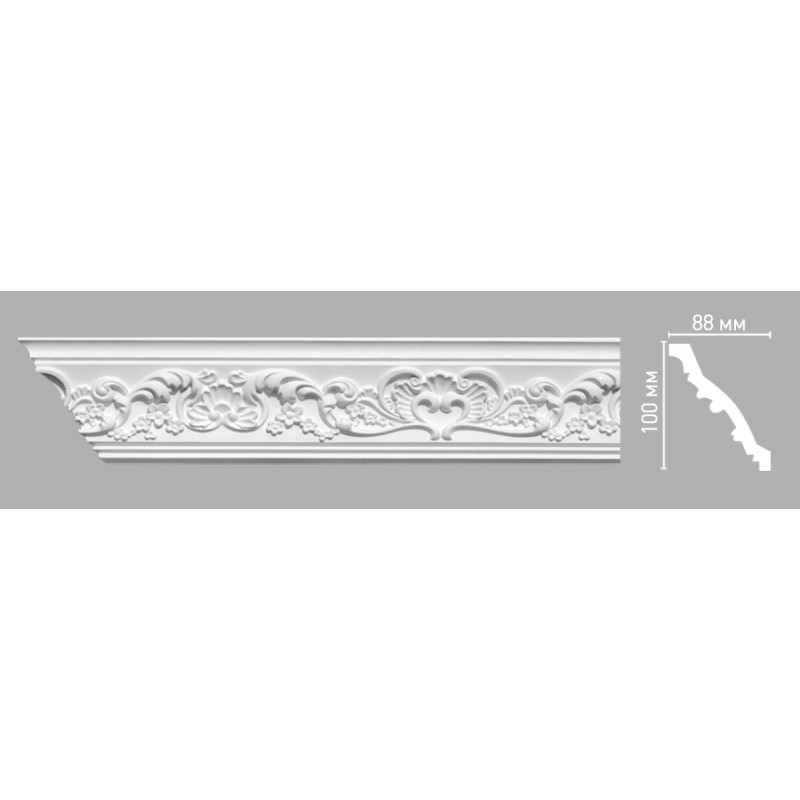 95786 ШК/30 плинтус DECOMASTER-3 (100х88х2400мм)