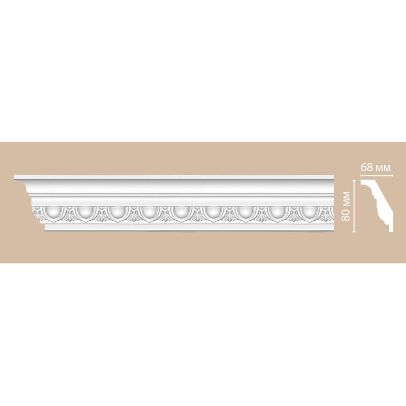 DT 23/14 FLEXIBLE плинтус DECOMASTER-2 (80х48x2400мм)