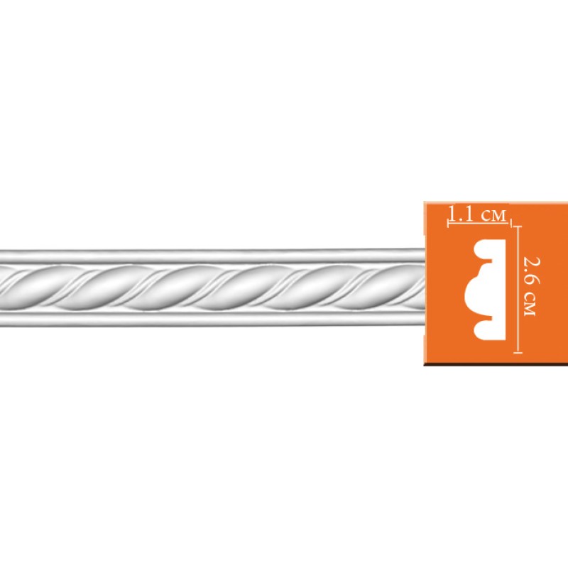 98070 FLEXIBLE молдинг из полиуретана