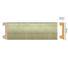 D234-373 ШК/15 Плинтус напольн.DECOMASTER(58*16*2400 мм) в Новосибирске