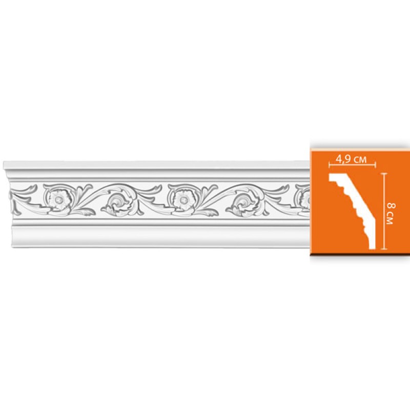 DT 14/12 FLEXIBLE плинтус DECOMASTER-2 (80х49x2400мм)