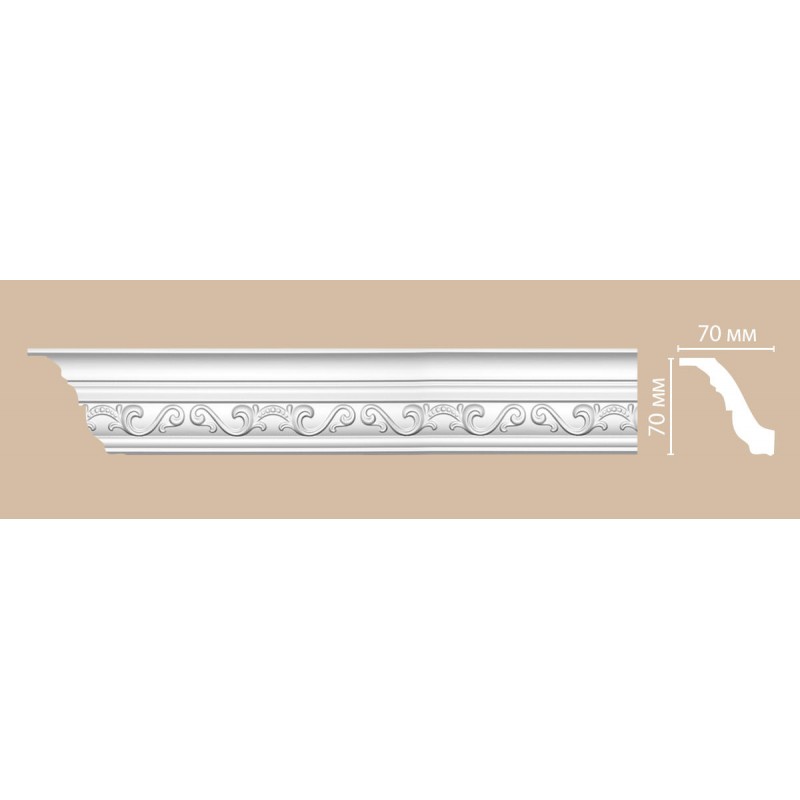 95843/34 плинтус DECOMASTER-2 (70х70x2400мм) [DT-9814]