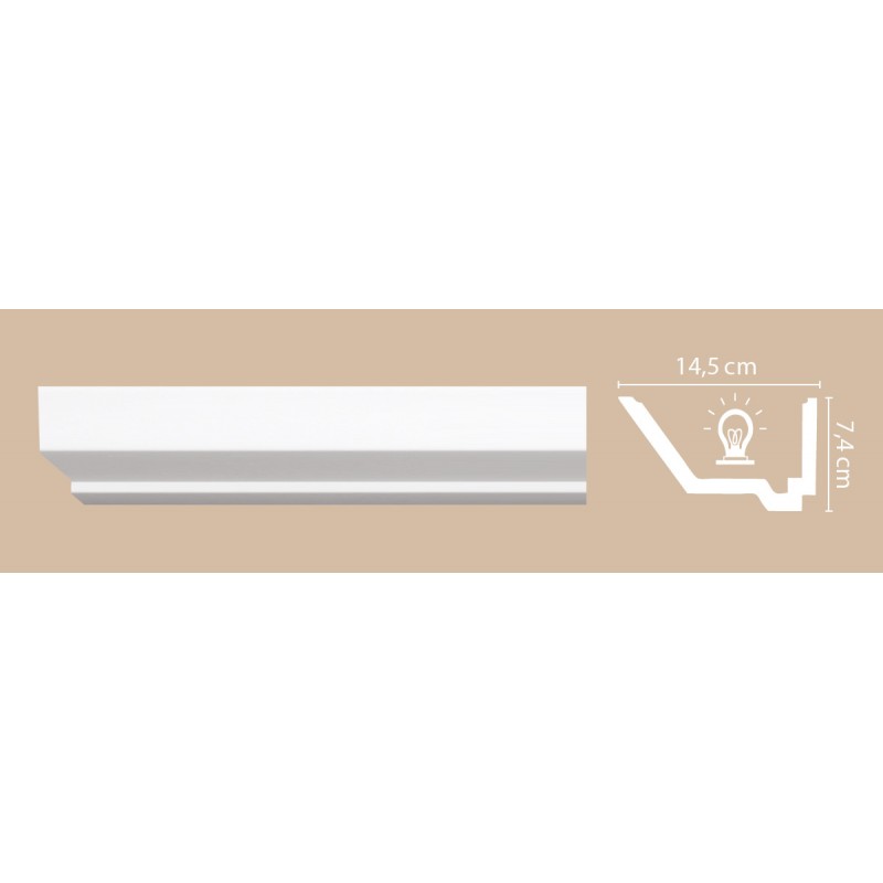 A206/5 Плинтус (74*145*2000мм)