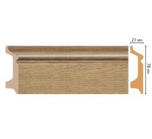 D122-83 ШК/16 Плинтус напольн.DECOMASTER(78*21*2400 мм) в Новосибирске