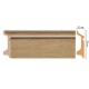 D122-83 ШК/16 Плинтус напольн.DECOMASTER(78*21*2400 мм)