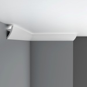 Плинтус потолочный под подсветку Decomaster D502 ДМ (75*31*2000 мм) в Новосибирске