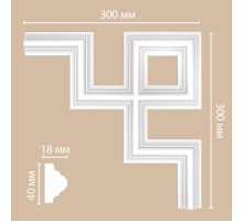 97010-9/40 угол DECOMASTER-2 (300х300мм) в Новосибирске