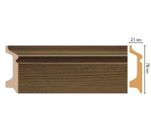 D122-88 ШК/16 Плинтус напольн.DECOMASTER(78*21*2400 мм) в Новосибирске