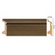 D122-88 ШК/16 Плинтус напольн.DECOMASTER(78*21*2400 мм)