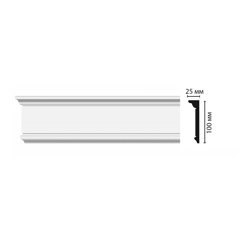 D227/16 Плинтус ДМ(100*25*2000 мм)