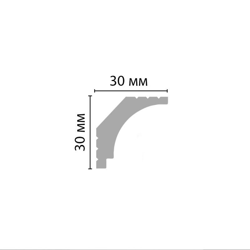 D115/56 плинтус ДМ(30*30*2000 мм)