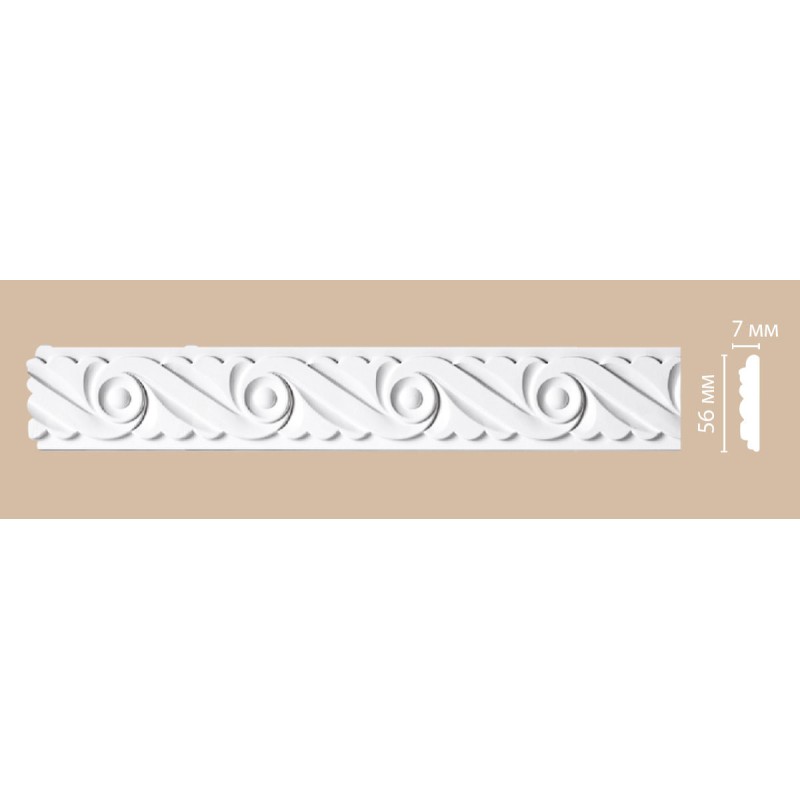 98657/95 молдинг DECOMASTER-2 (56х7х2400мм) [DI-08]
