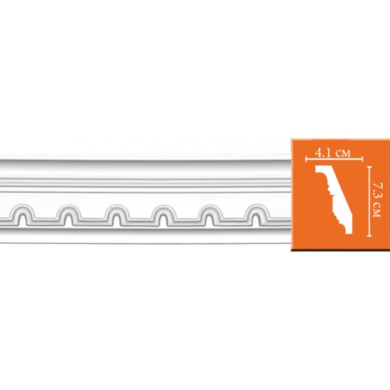 95112/39 плинтус DECOMASTER-2 (73х41х2400мм)
