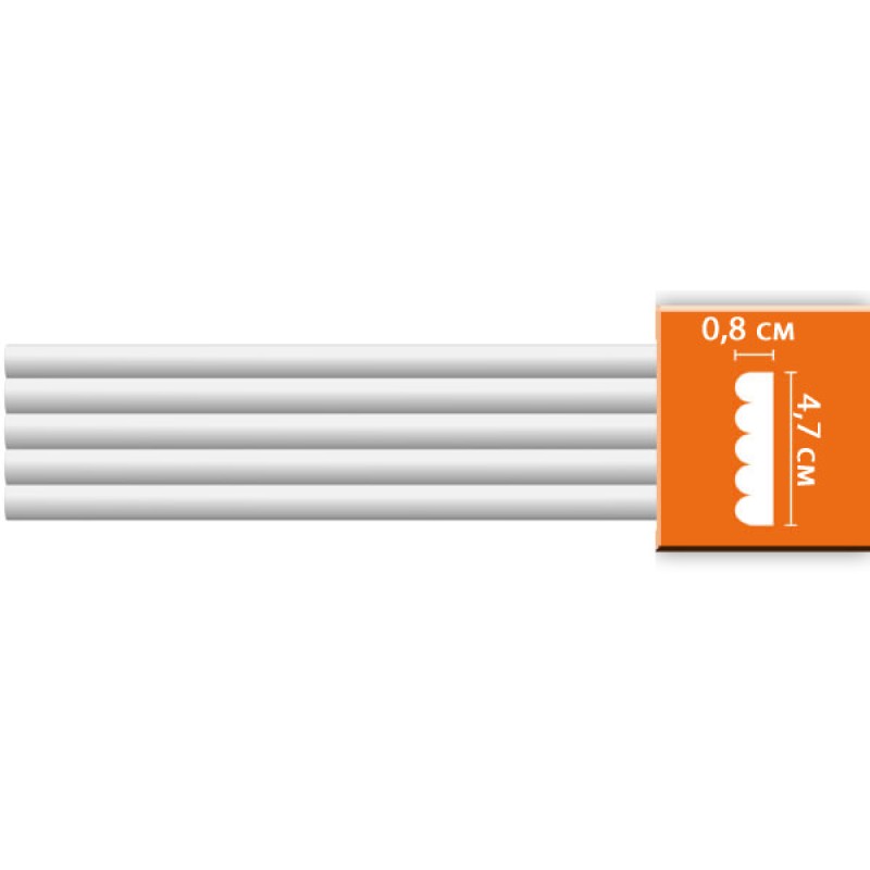 97607/80 молдинг DECOMASTER-2 (47х9х2400мм) [DI-112]