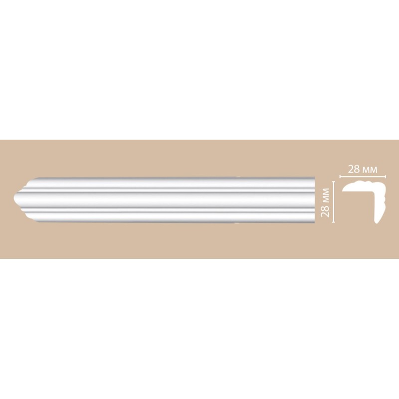 DP 332/105 угл. плинтус DECOMASTER-2 (28х28x2400мм)