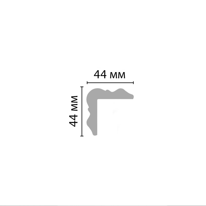 DP 333/60 угл. плинтус DECOMASTER-2 (44х44х2400мм)