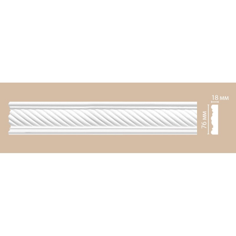 DT 9060/26 молдинг DECOMASTER-1 (76х18x2400мм)