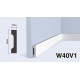 Плинтус Hiwood W40V1	 40*10*2000 мм