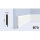 Плинтус Hiwood B70 с полосой 70*10,5*2000 мм