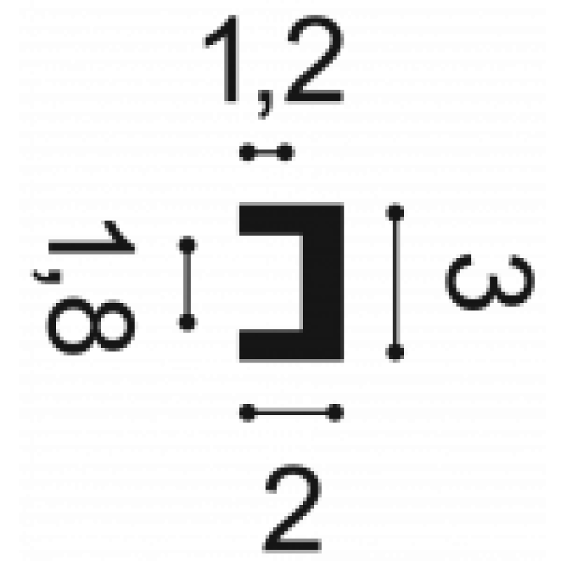 Карниз гибкий скрытого освещения CX190 Orac Decor