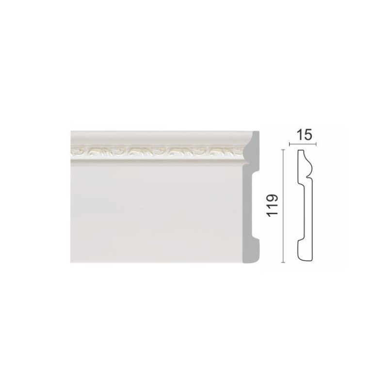 004-60 Напольный плинтус 