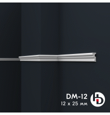 Молдинг из жесткого XPS ПраймДекор HD DM12