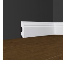 Ударопрочный напольный плинтус ПраймДекор iX F01 59x14 в Новосибирске