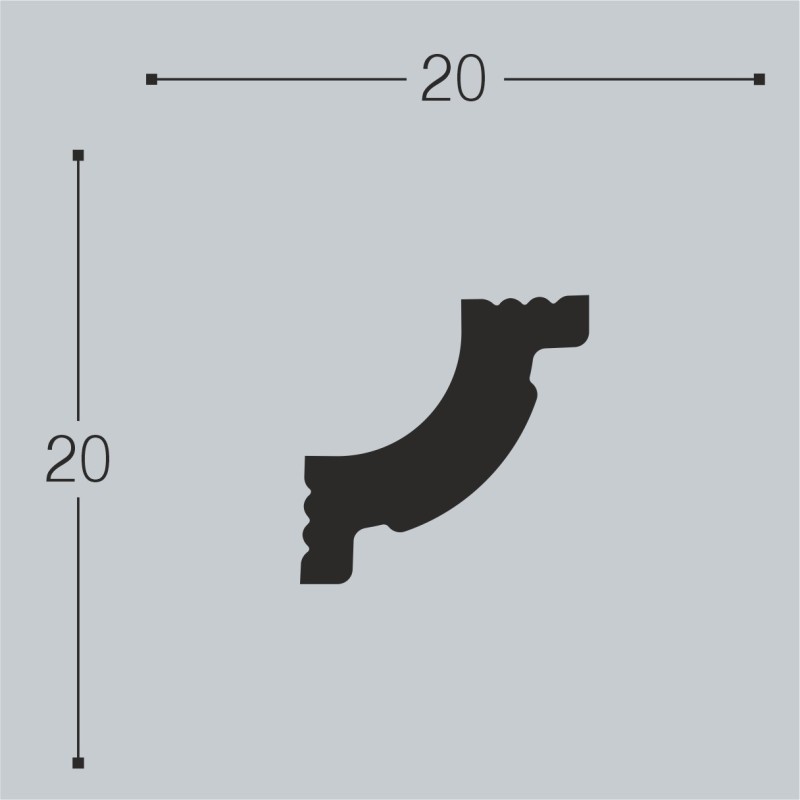 Угол (плинтус) У5 20-20