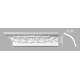 95022 ШК/40 плинтус DECOMASTER-3 (80х80х2400мм)