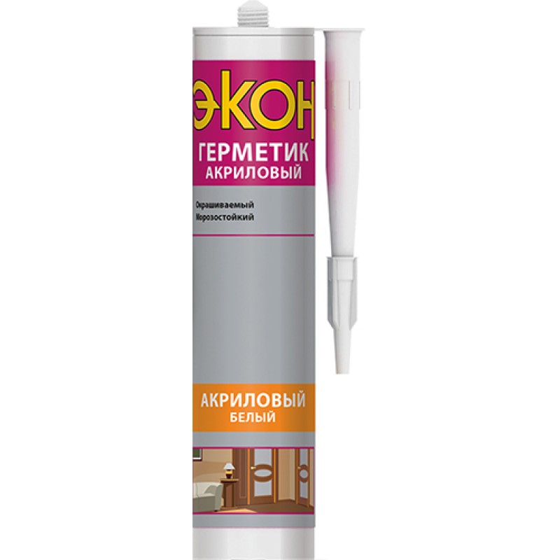 Герметик Акриловый Универсальный Морозостойкий ЭКОН 420г