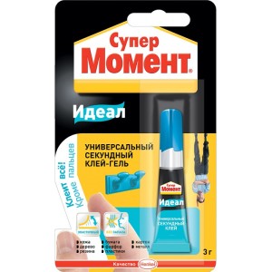 Секундный клей Супер Момент Идеал, 3г (10шт)