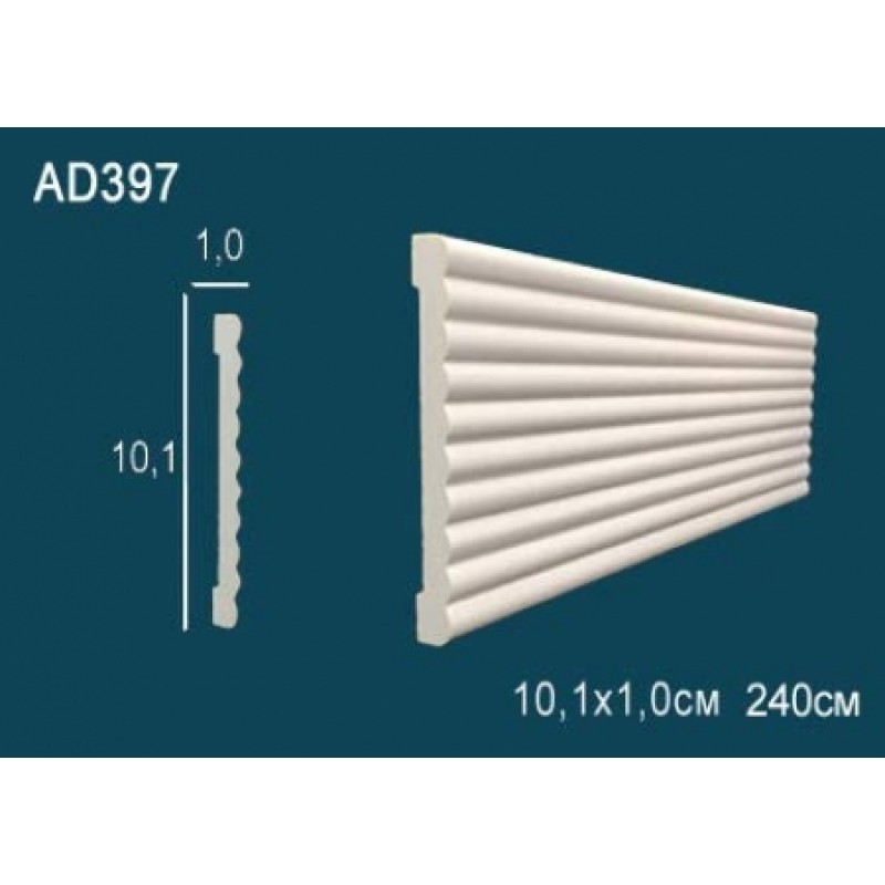 Молдинг без орнамента AD397