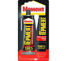 Герметик Силиконовый Премиум Момент ГЕРМЕНТ белый, 85мл в Новосибирске