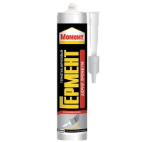 Герметик Акриловый Морозостойкий Момент ГЕРМЕНТ белый, 420г в Новосибирске