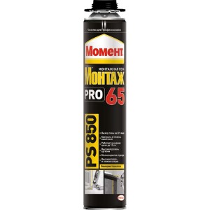 Монтажная пена Момент Монтаж PRO 65 PS850, 850мл
