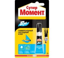 Секундный клей Супер Момент гель, 3г (3шт) в Новосибирске