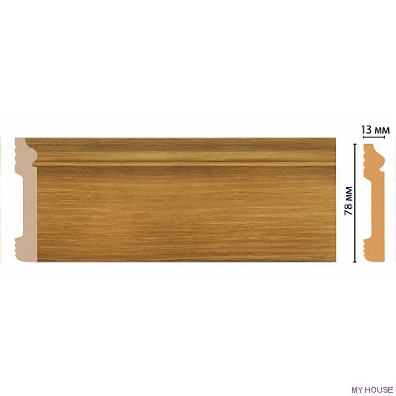 D005-73 ШК/26 Плинтус напольн.DECOMASTER(79*13*2400 мм)