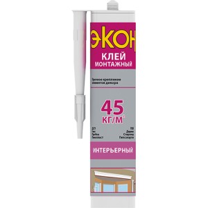 Монтажный клей ЭКОН Интерьерный, 200 г