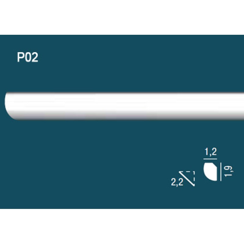 Карниз потолочный Perfect Plus P02