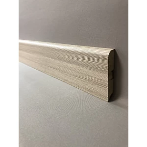 Плинтус напольный МДФ SM 02-80 Ясень шимо