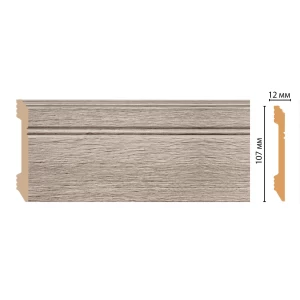 D105-77 ШК/18 Плинтус напольн.DECOMASTER(107*12*2400 мм)