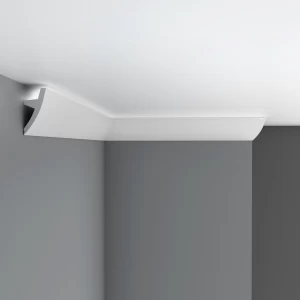 Плинтус потолочный под подсветку Decomaster D502 ДМ (75*31*2000 мм)