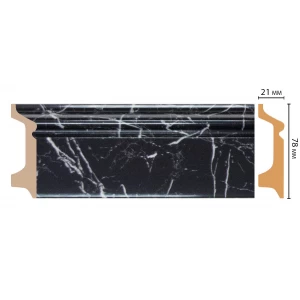 D122-78 ШК/16 Плинтус напольн.DECOMASTER(78*21*2400 мм)